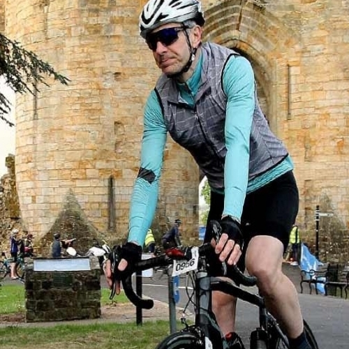 Ride castle event - man cycling