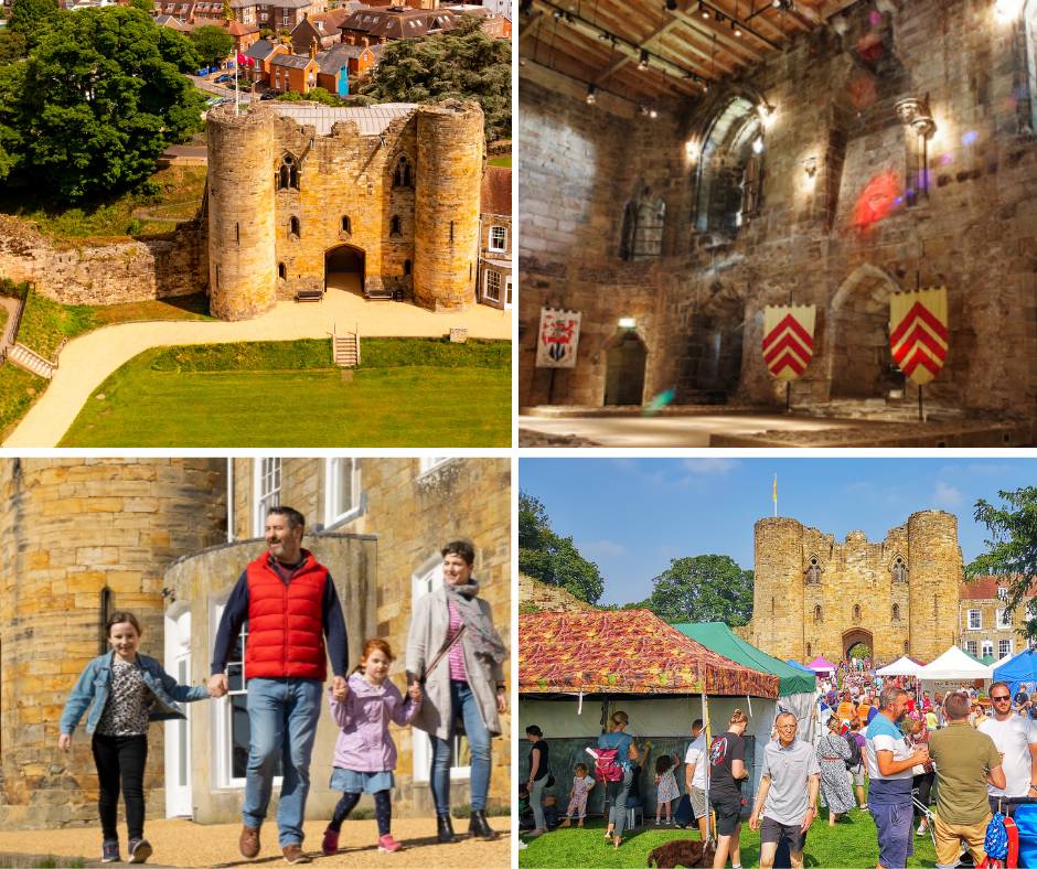 Four images of Tonbridge Castle