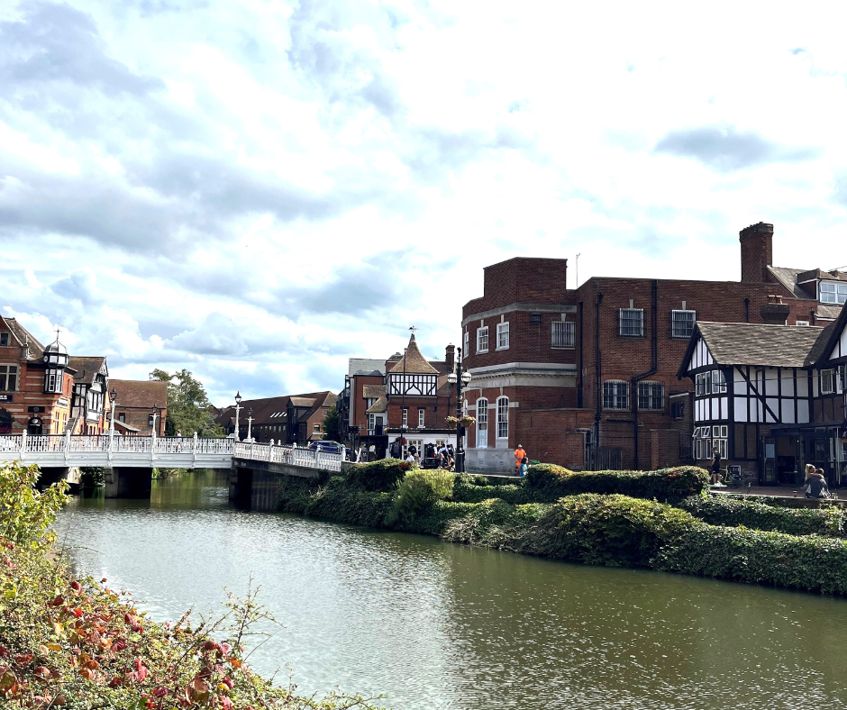The River Medway in Tonbridge