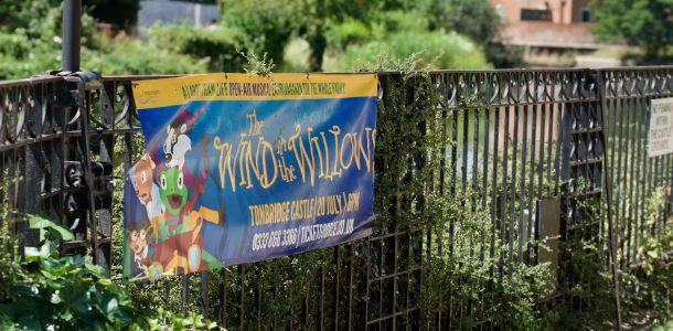 Banner site advertising space along River Walk