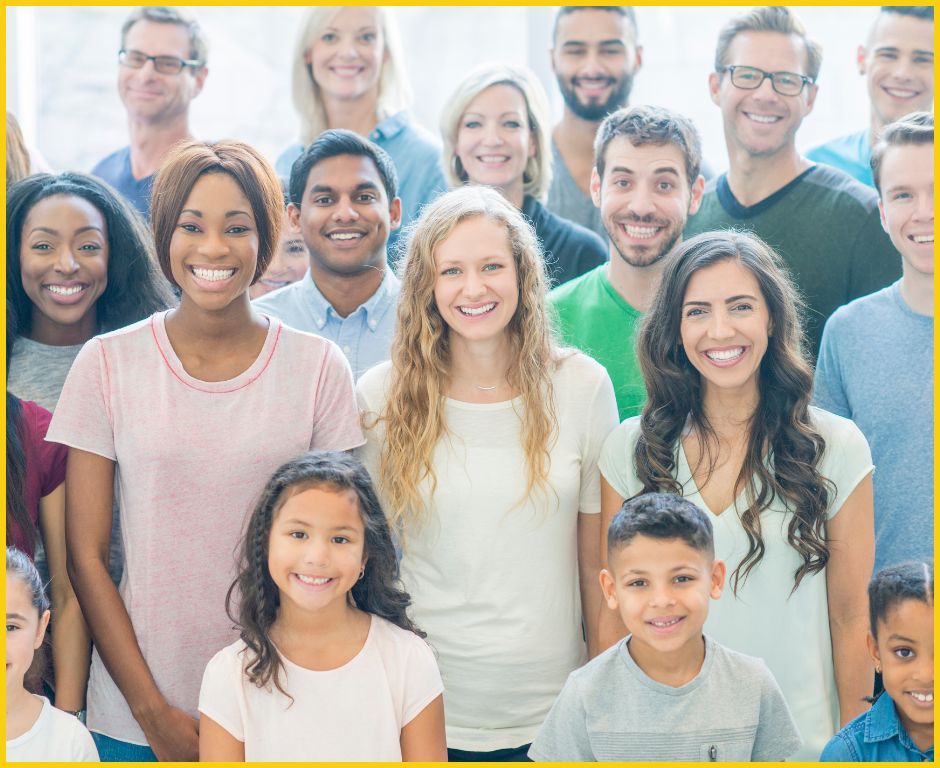 Community awards, group of people