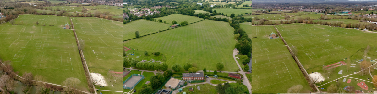 Racecourse sportsground event banner