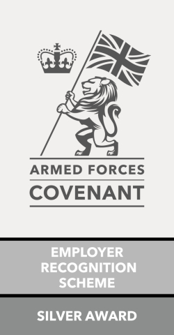 Armed forces covenant silver award logo