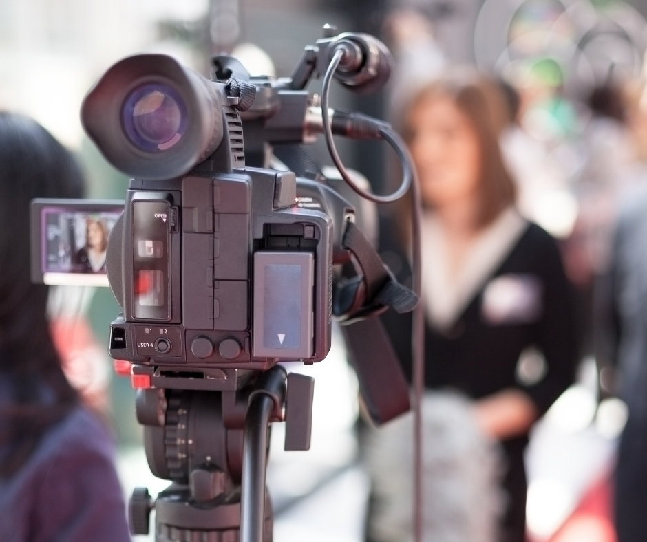 A TV camera. 