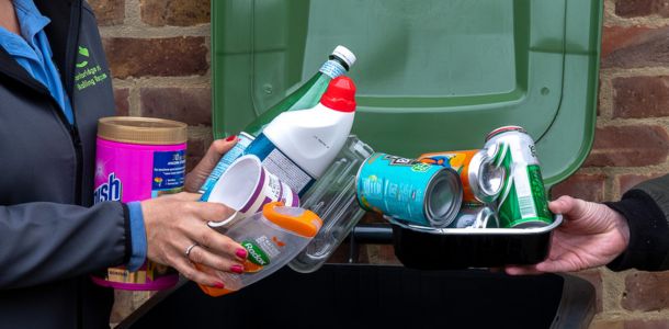 What goes in each bin homepage