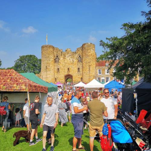 Crowds at the food and drink festival