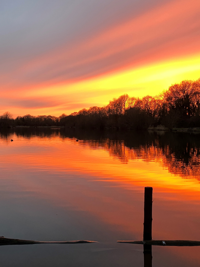 Red sky at night over Haysden